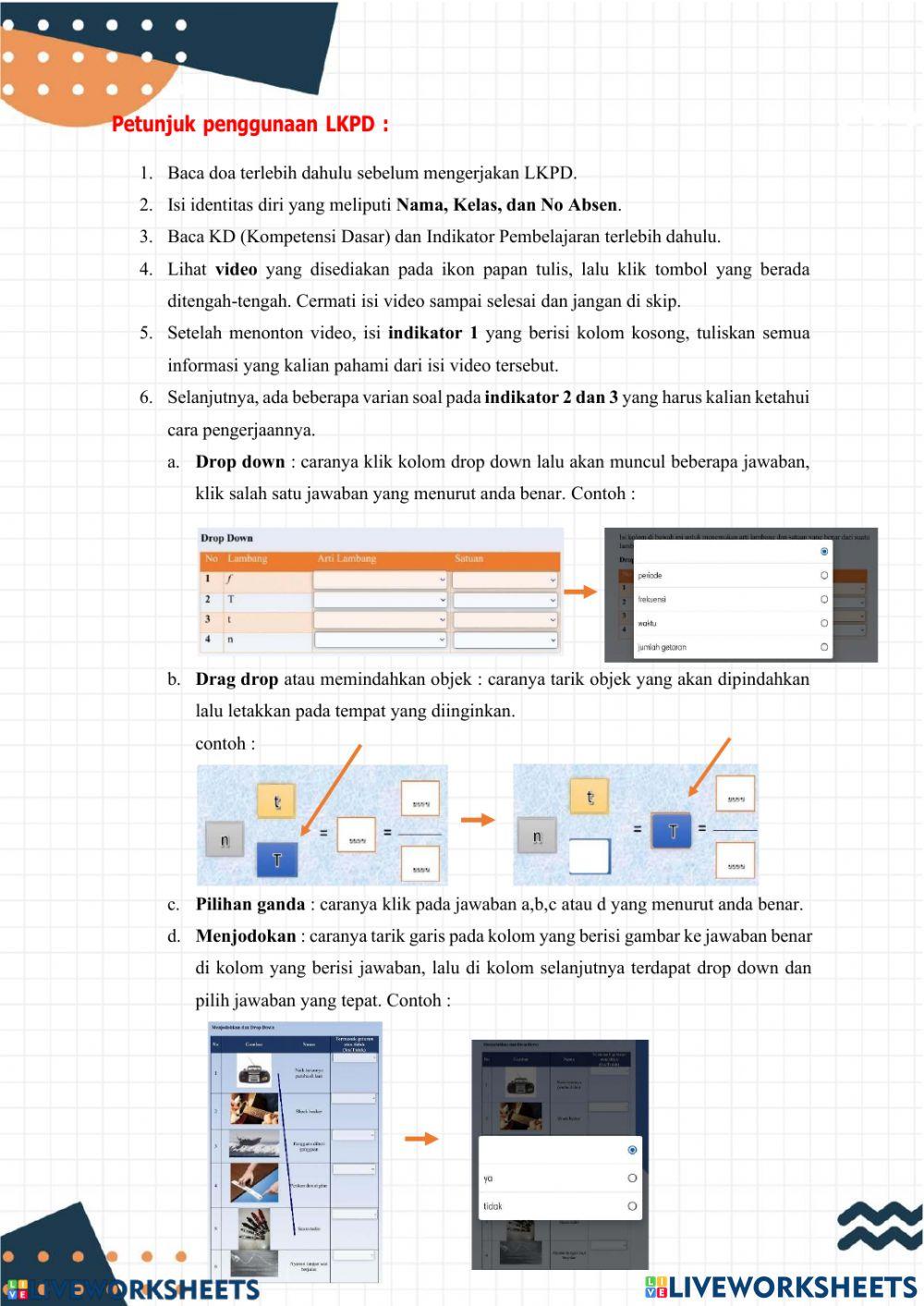 Lkpd getaran, gelombang, bunyi
