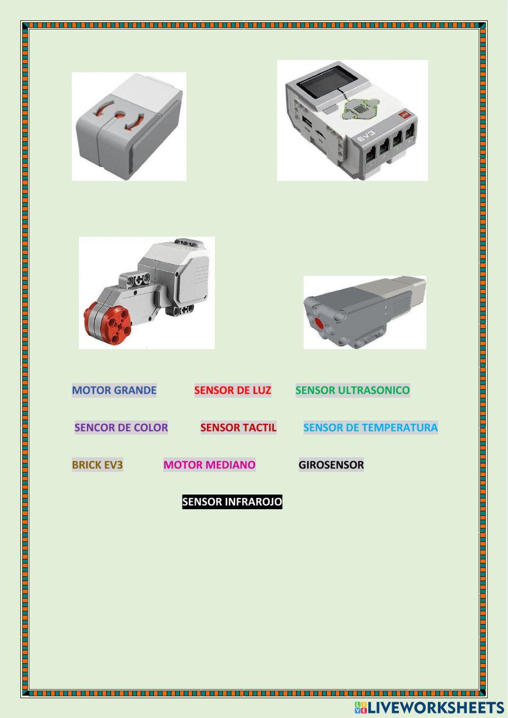 Partes de un robot ev3