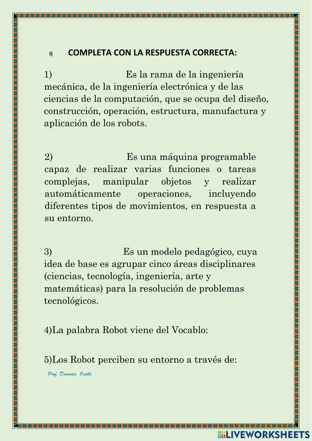 Partes de un robot ev3