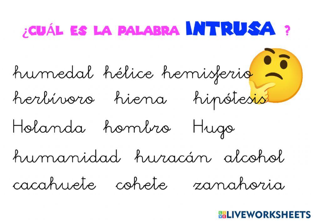 Palabra intrusa ll