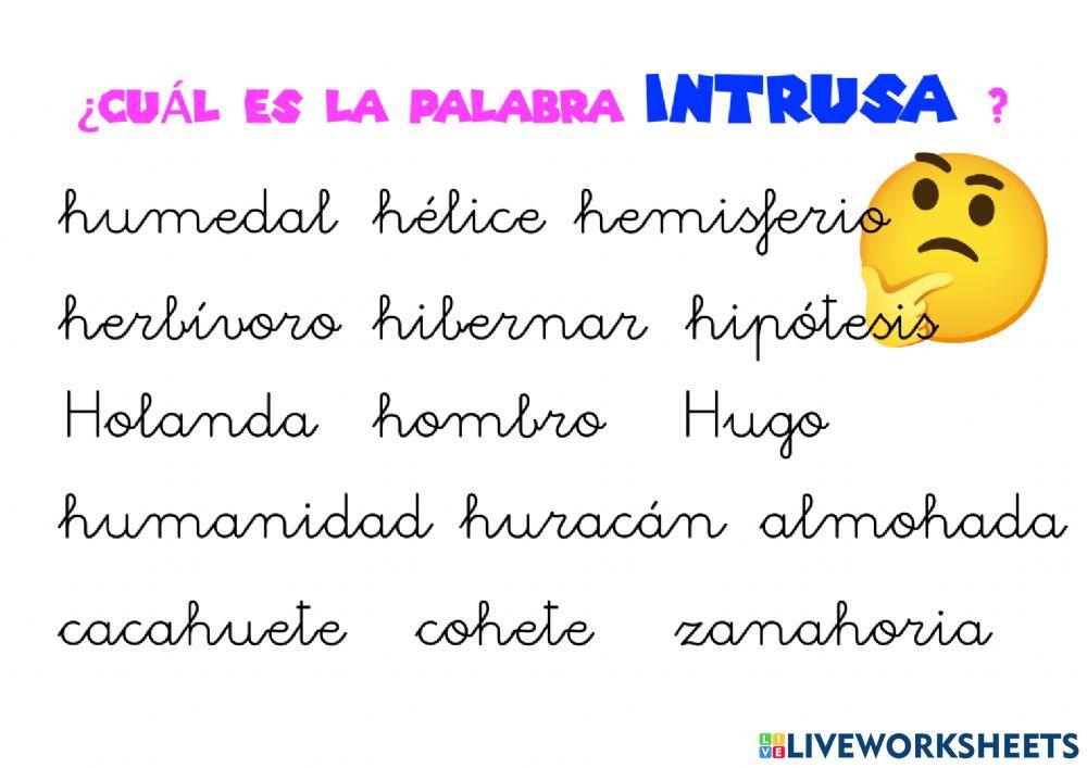 Palabra intrusa ll