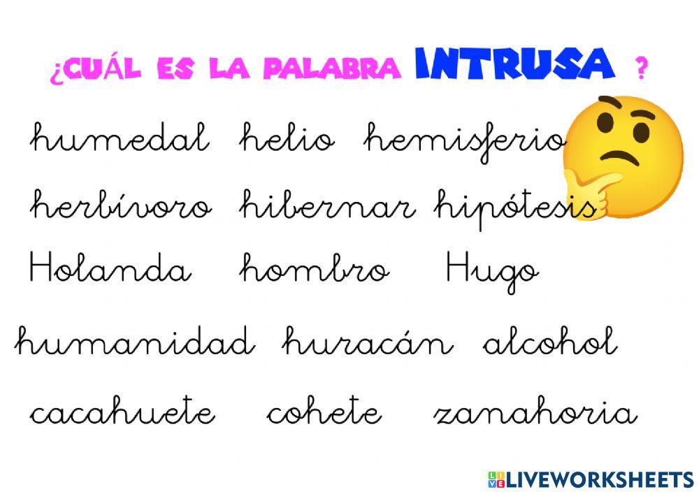 Palabra intrusa ll
