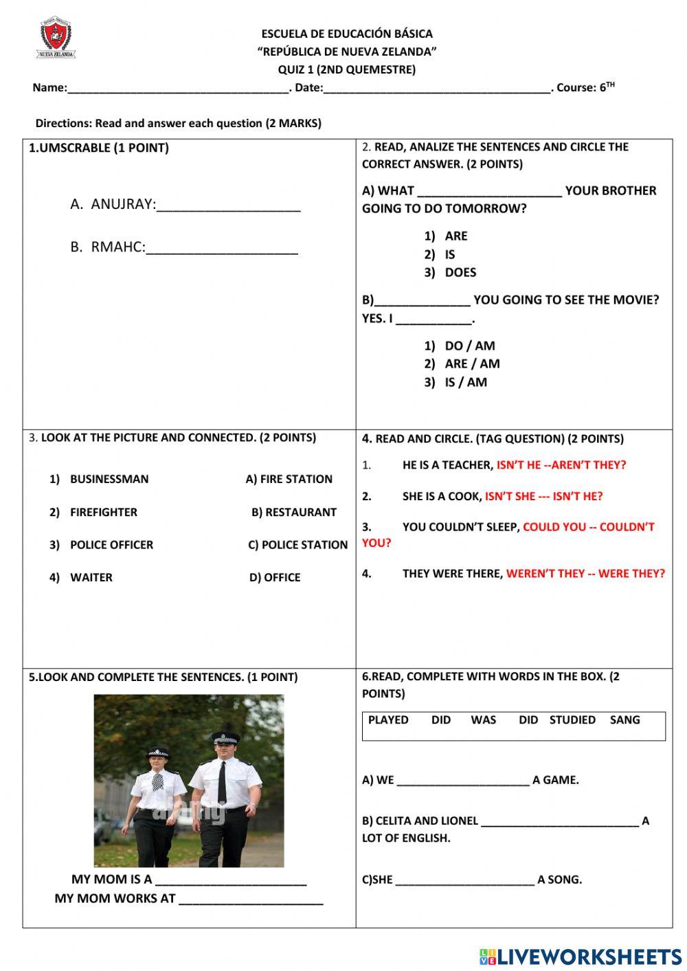 Quinto-segundo quemestre