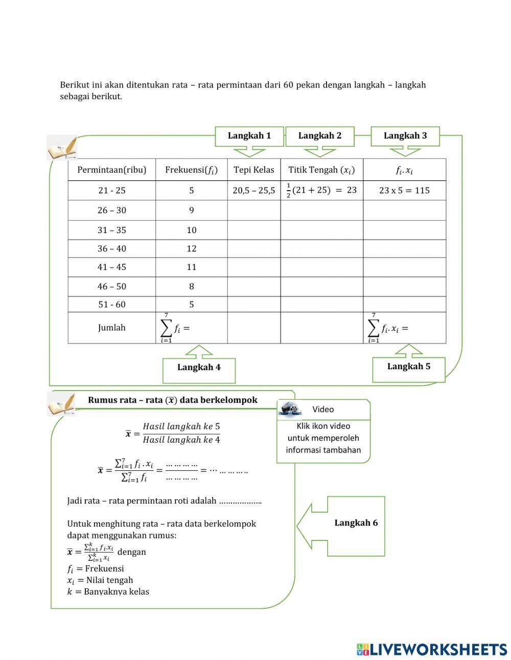 LKPD-Mean-Modus-Distribusi Frekuensi