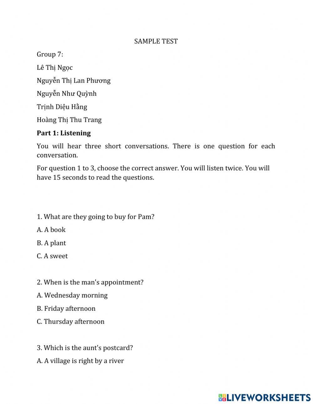 Grade 5-Review worksheet