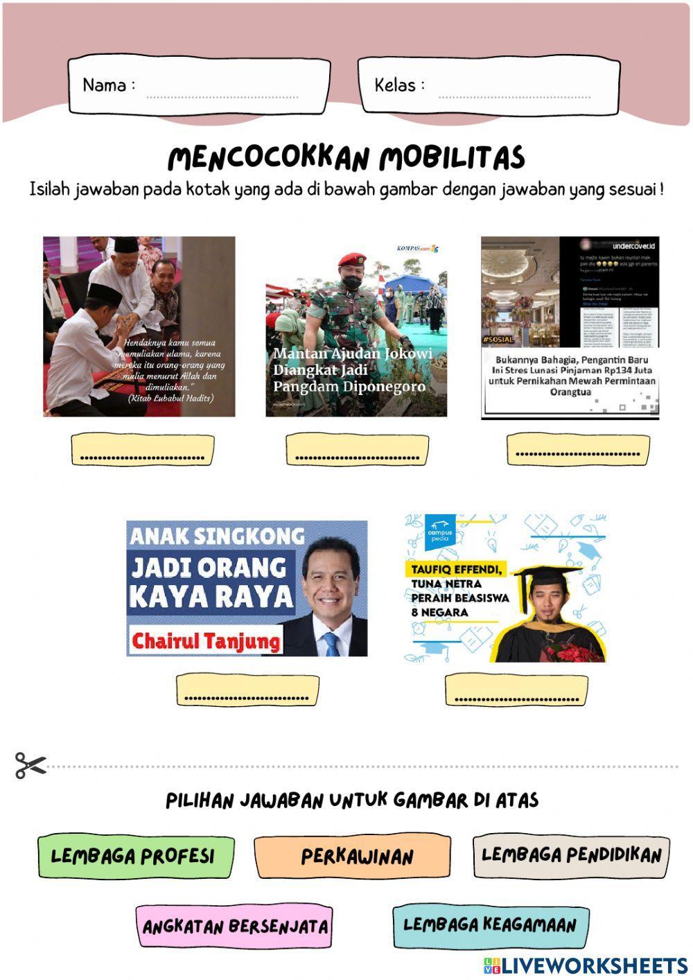 LKPD Saluran Mobilitas Sosial