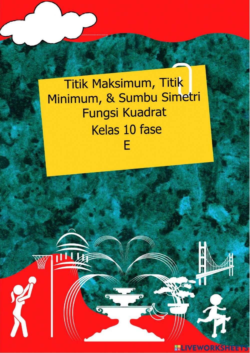 Menentukan Titik Optimum Fungsi Kuadrat