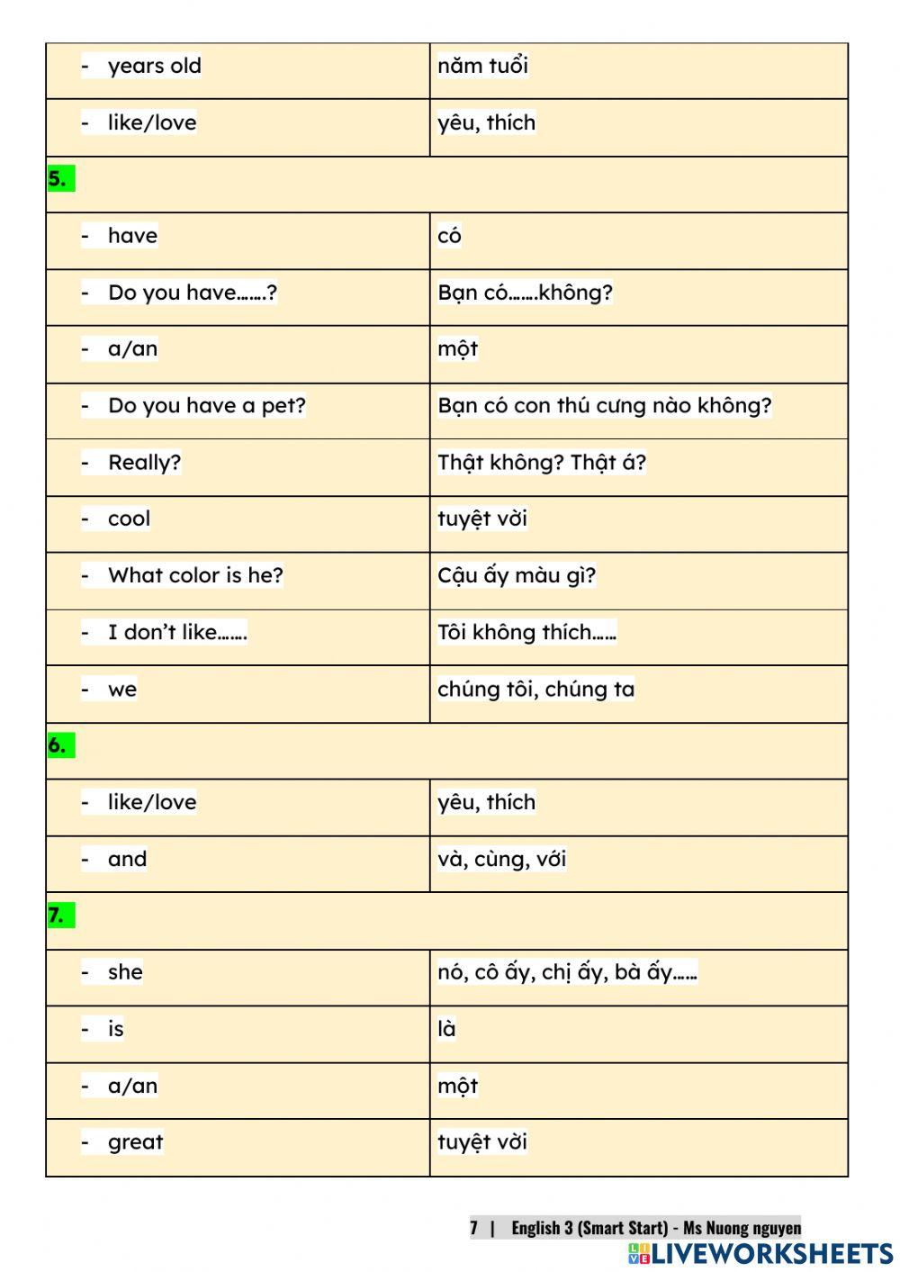 E4U7 (speaking) WHAT DO YOU LIKE DOING? -nuongnguyen