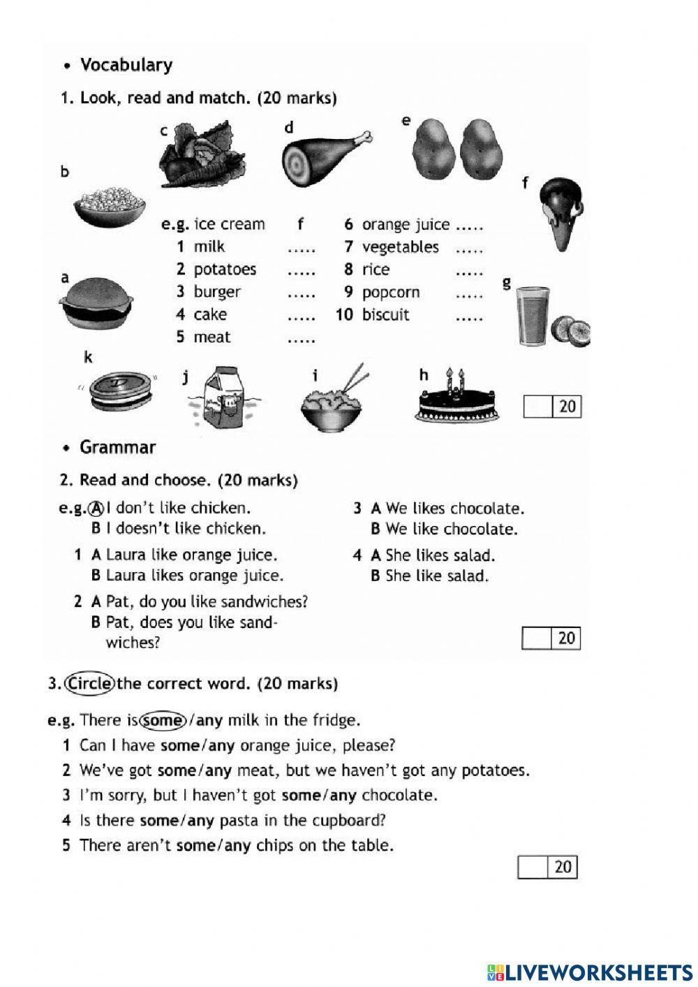 Spotlight 3 Test 3 worksheet Live Worksheets