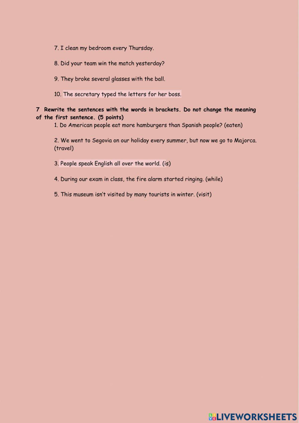 Revision 3º Module 1