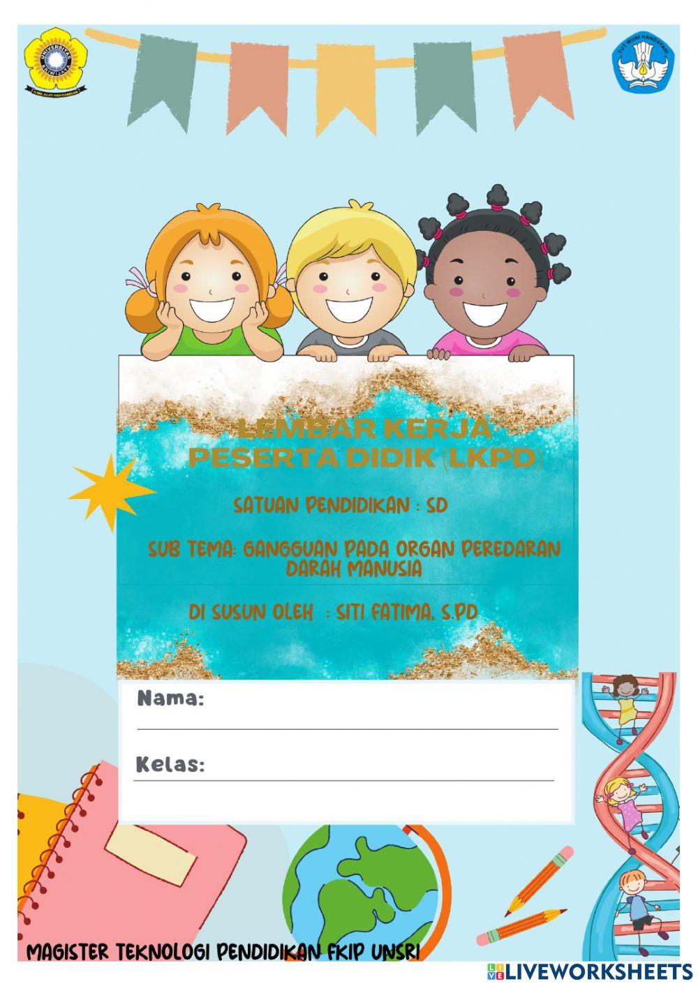 E-LKPD Materi Gangguan pada Organ Peredaran Darah Manusia