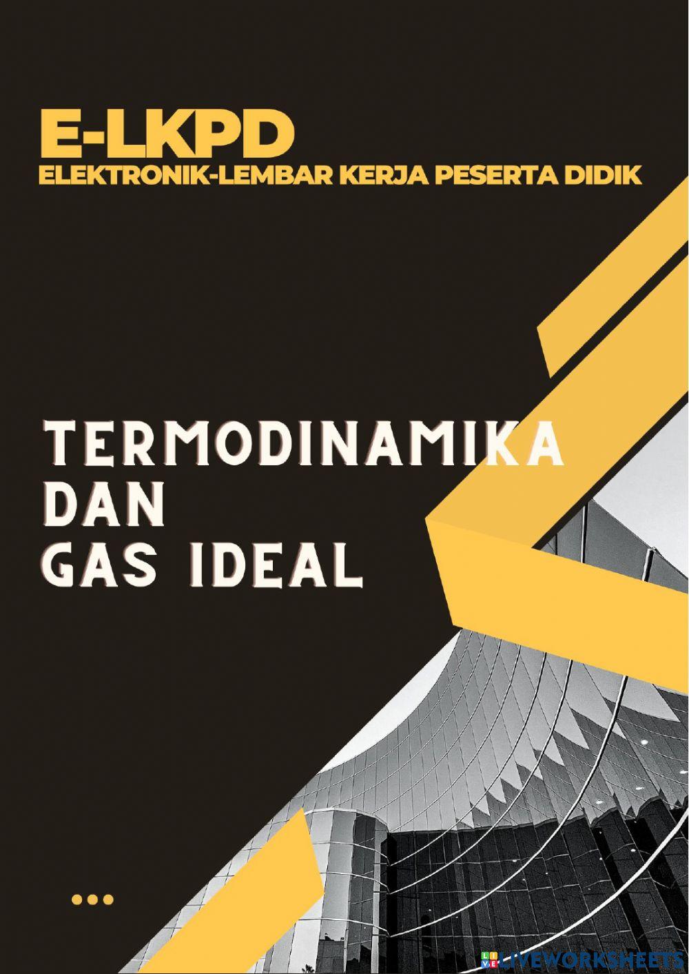 E-LKPD Termodinamika dan Gas Ideal
