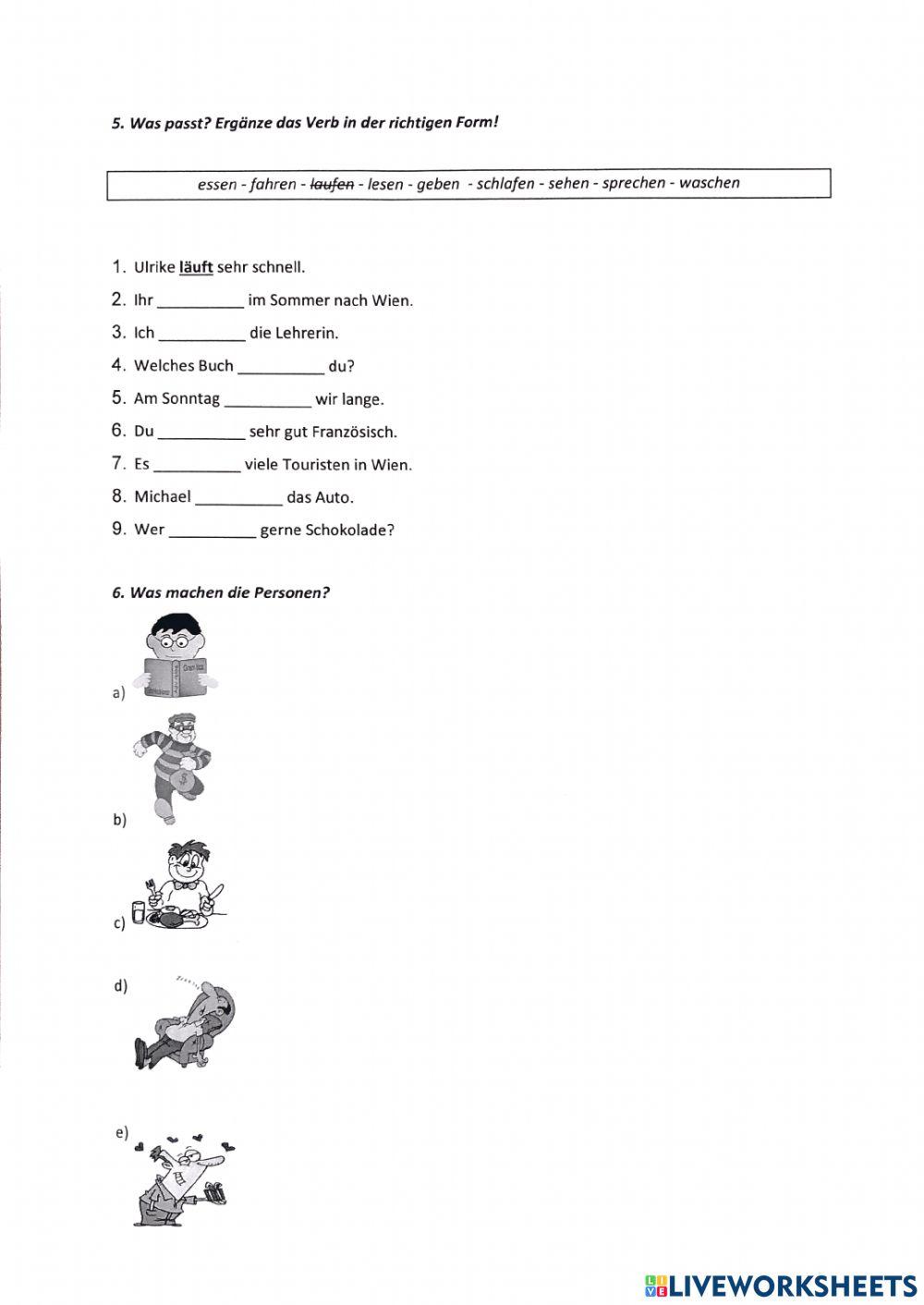 Lektion 2 Wiederholung