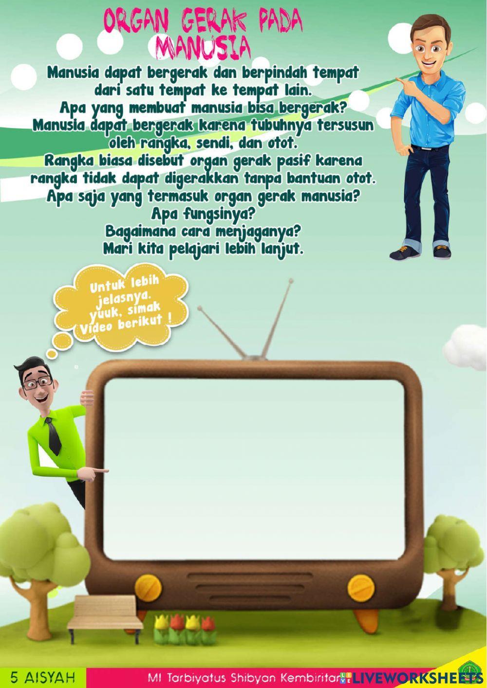 Media belajar ipa kelas5 organ gerakmanusia