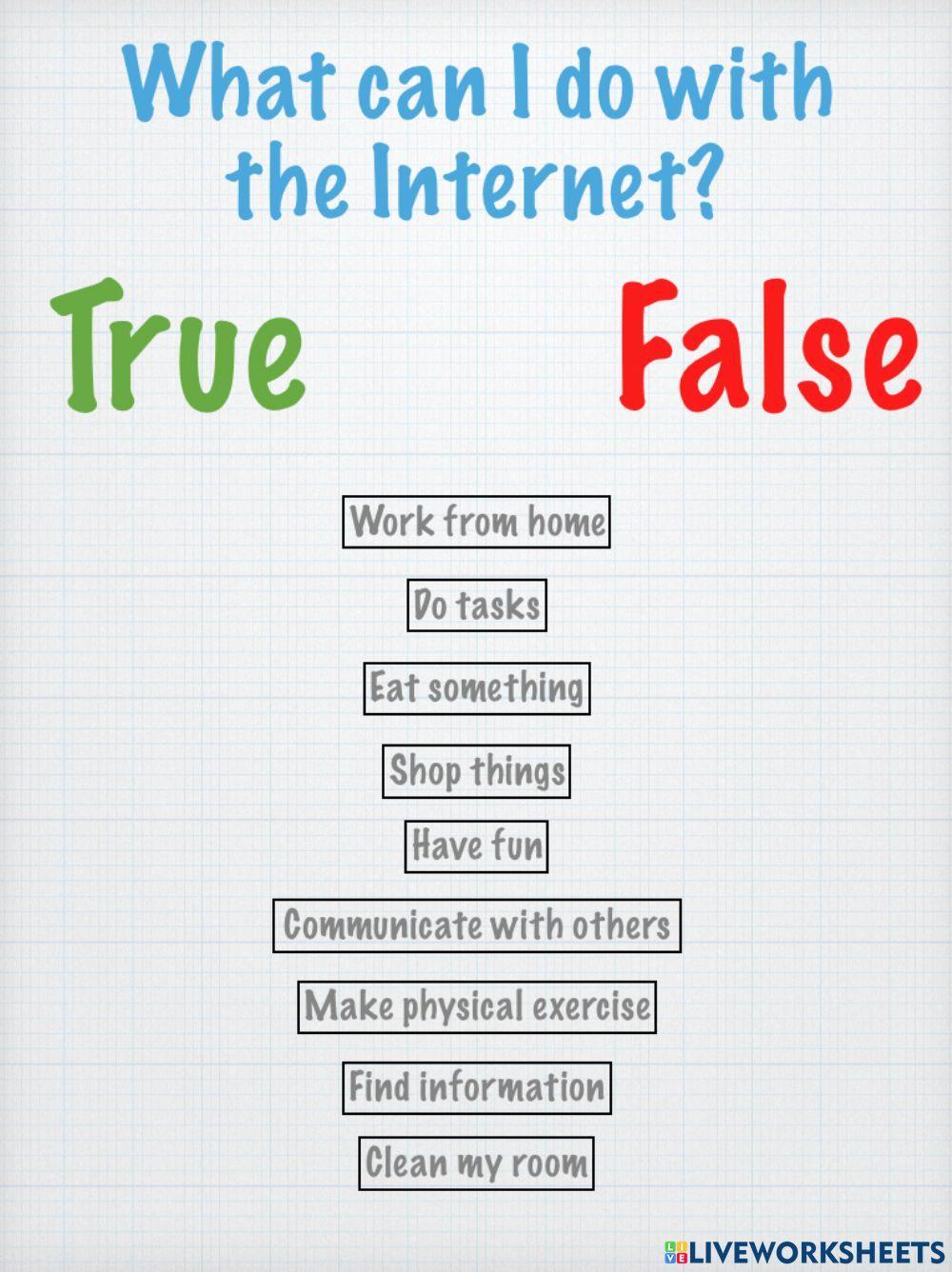 What is the internet for?