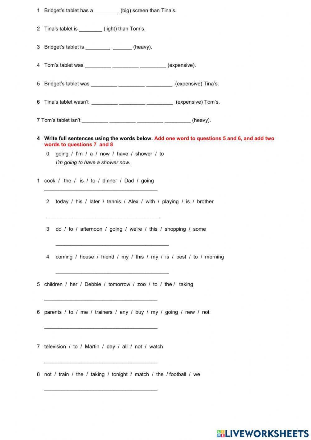 Language Test Unit 7 (Wider World 2)