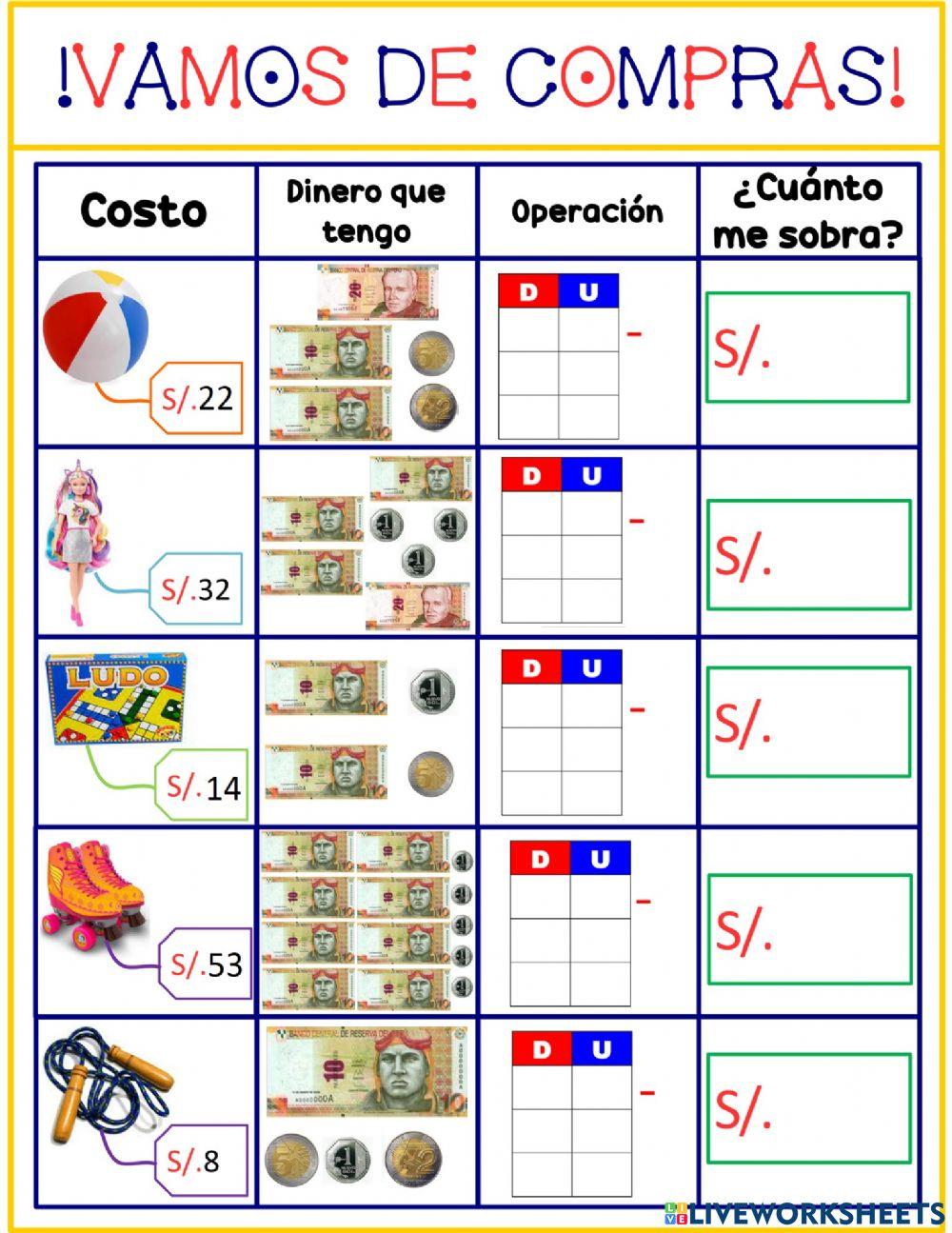 Aprendemos restas jugando