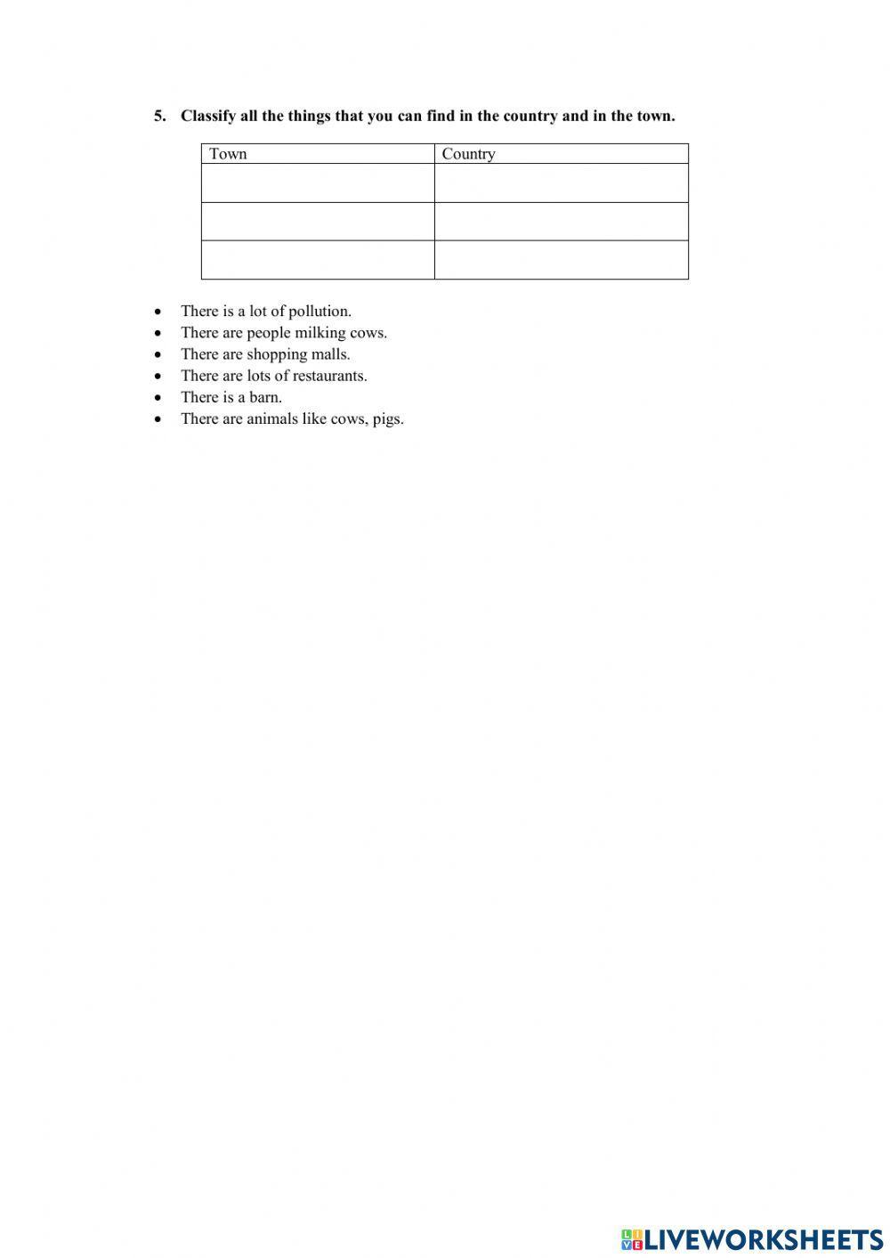 Town and country unit 3