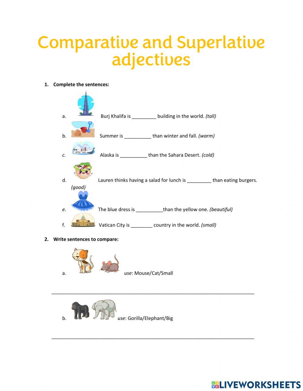 Comparative and Superlative