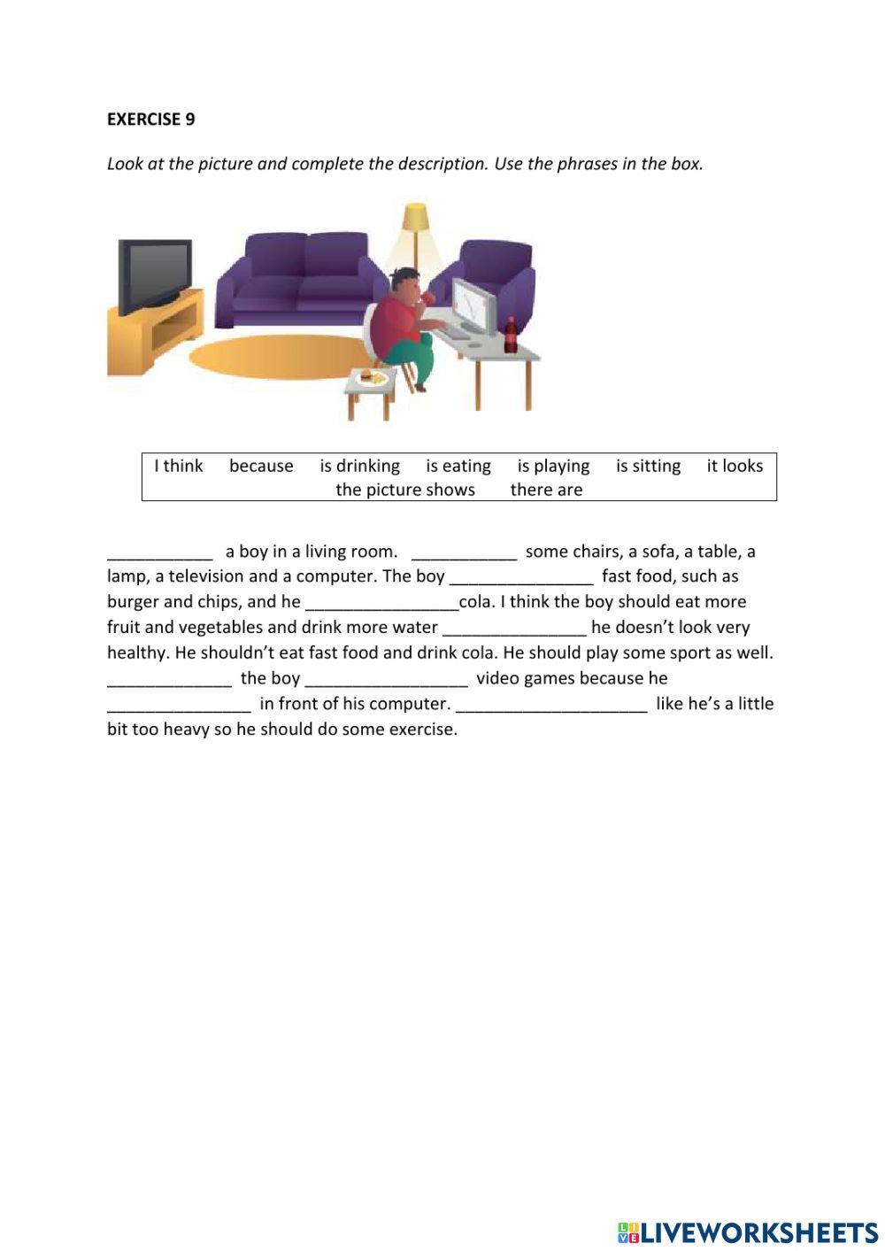 IE0, Unit 8, Listening and Speaking, Exercise 9