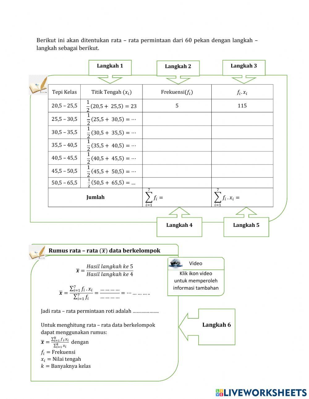 Elisman | LKPD Mean-Modus-Histogram 2221999