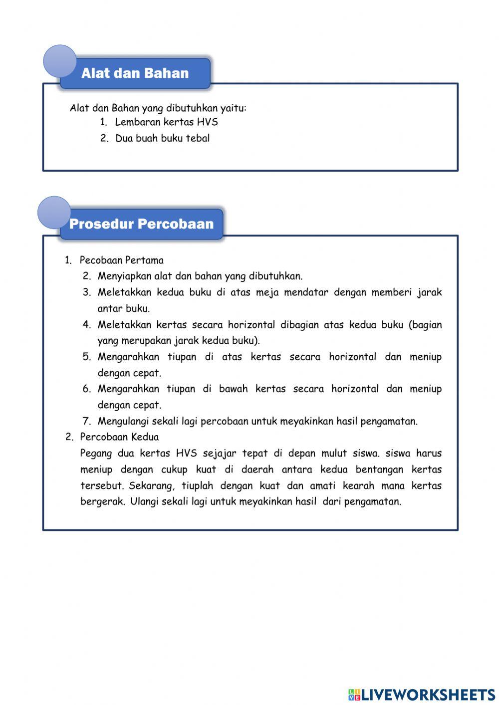 Eksperimen Sederhana Fisika