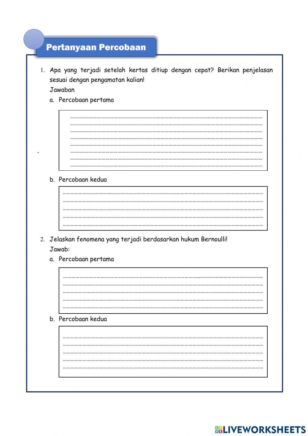 Eksperimen Sederhana Fisika