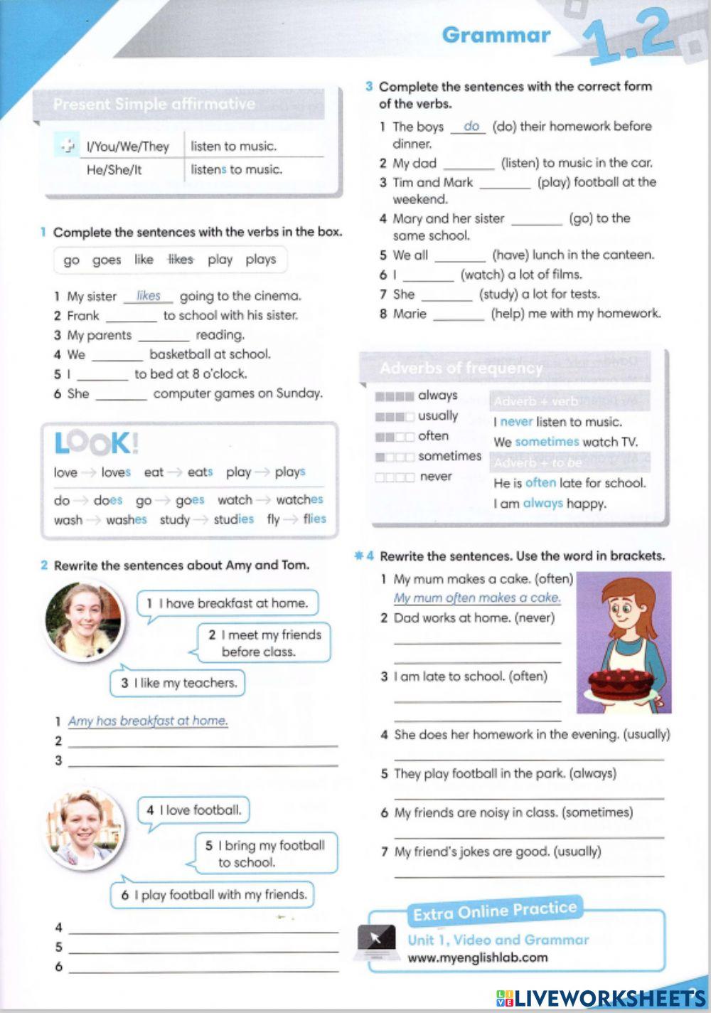 Go getter 2 workbook p.9