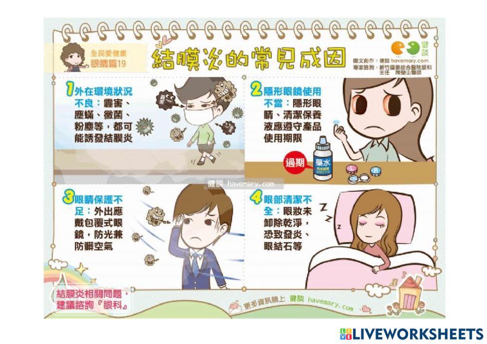 常見傳染病：結膜炎
