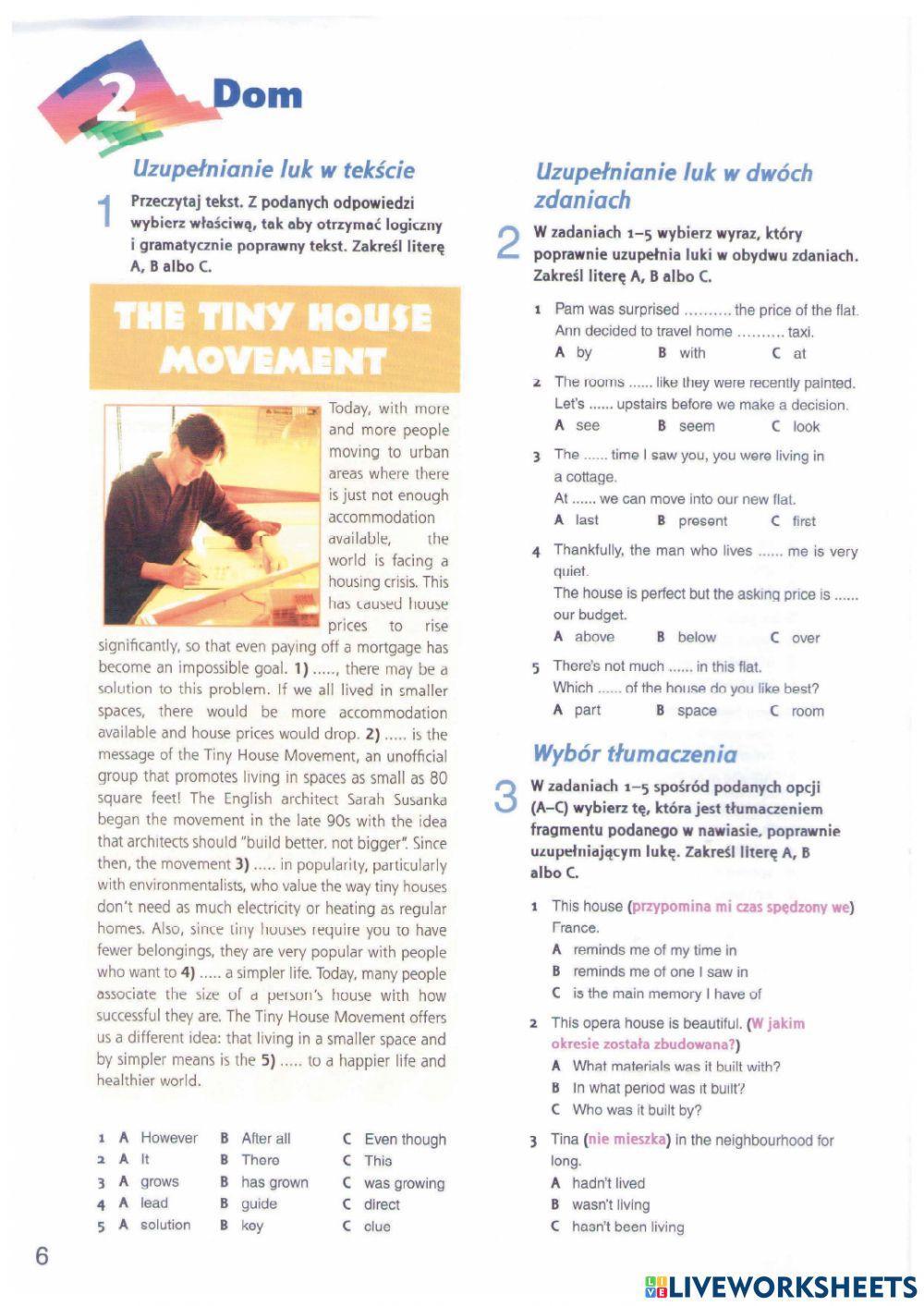 Matura skills dom miejsce zamieszkania