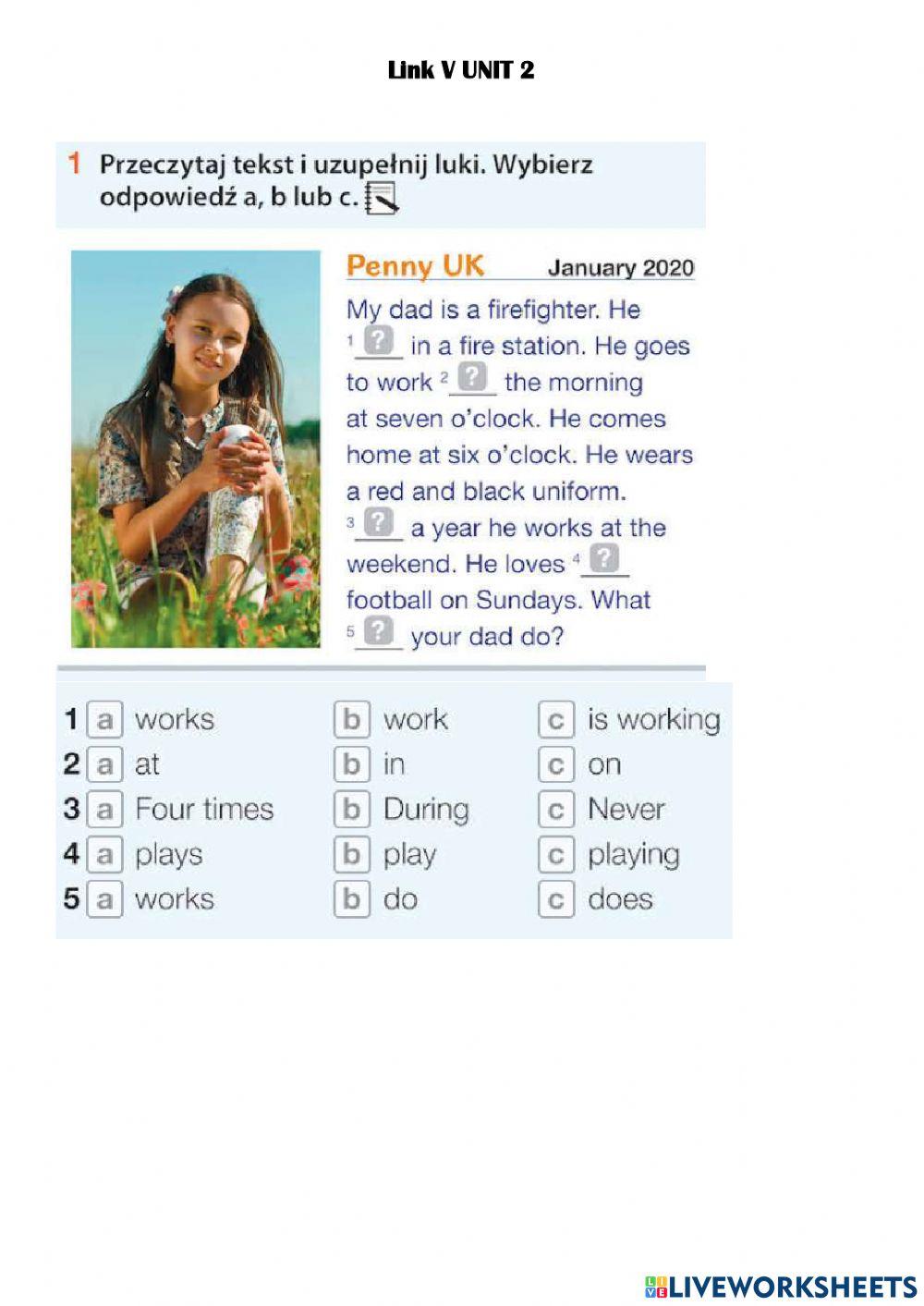 Link V unit 2 revision