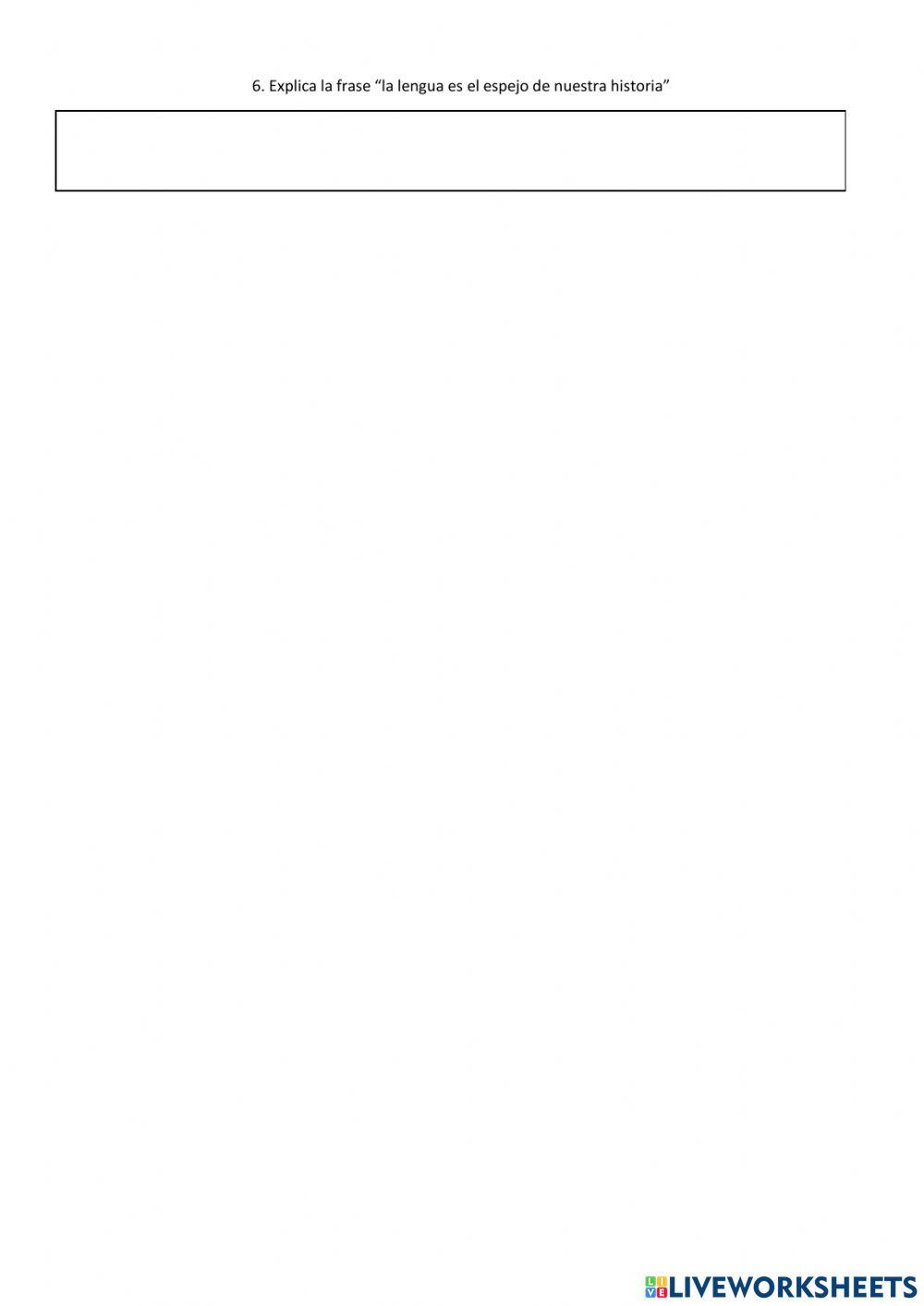 El Castellano en Amarica