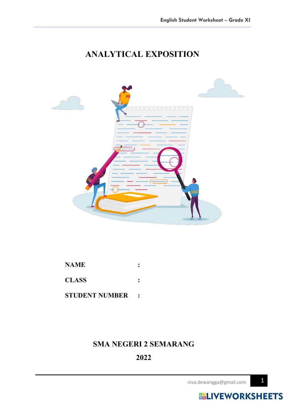 Analytical Exposition Online Worksheet For XI Live 41% OFF Analytical Exposition Online Worksheet For XI Live 41% OFF