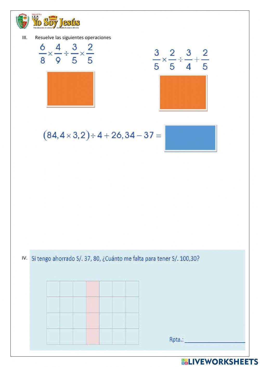 Examen de matemática