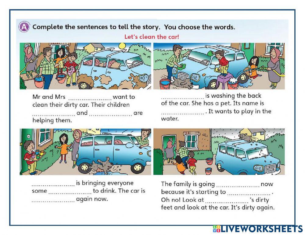 Lions: Let's clean the car