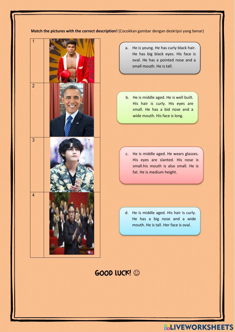 LKPD Describing people