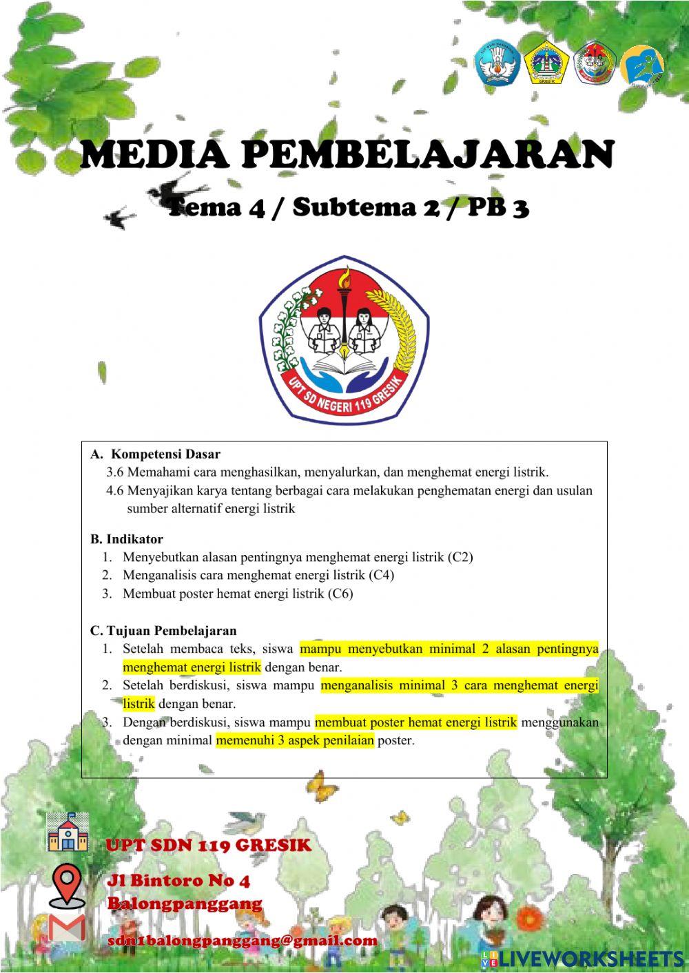 Poster hemat energi listrik