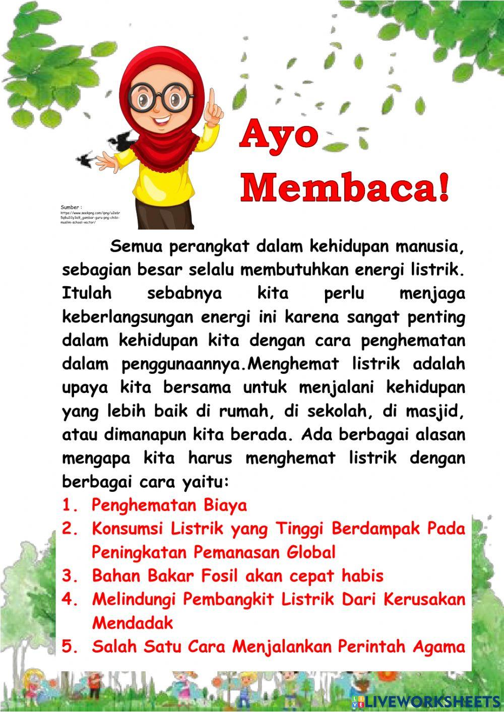 Poster hemat energi listrik