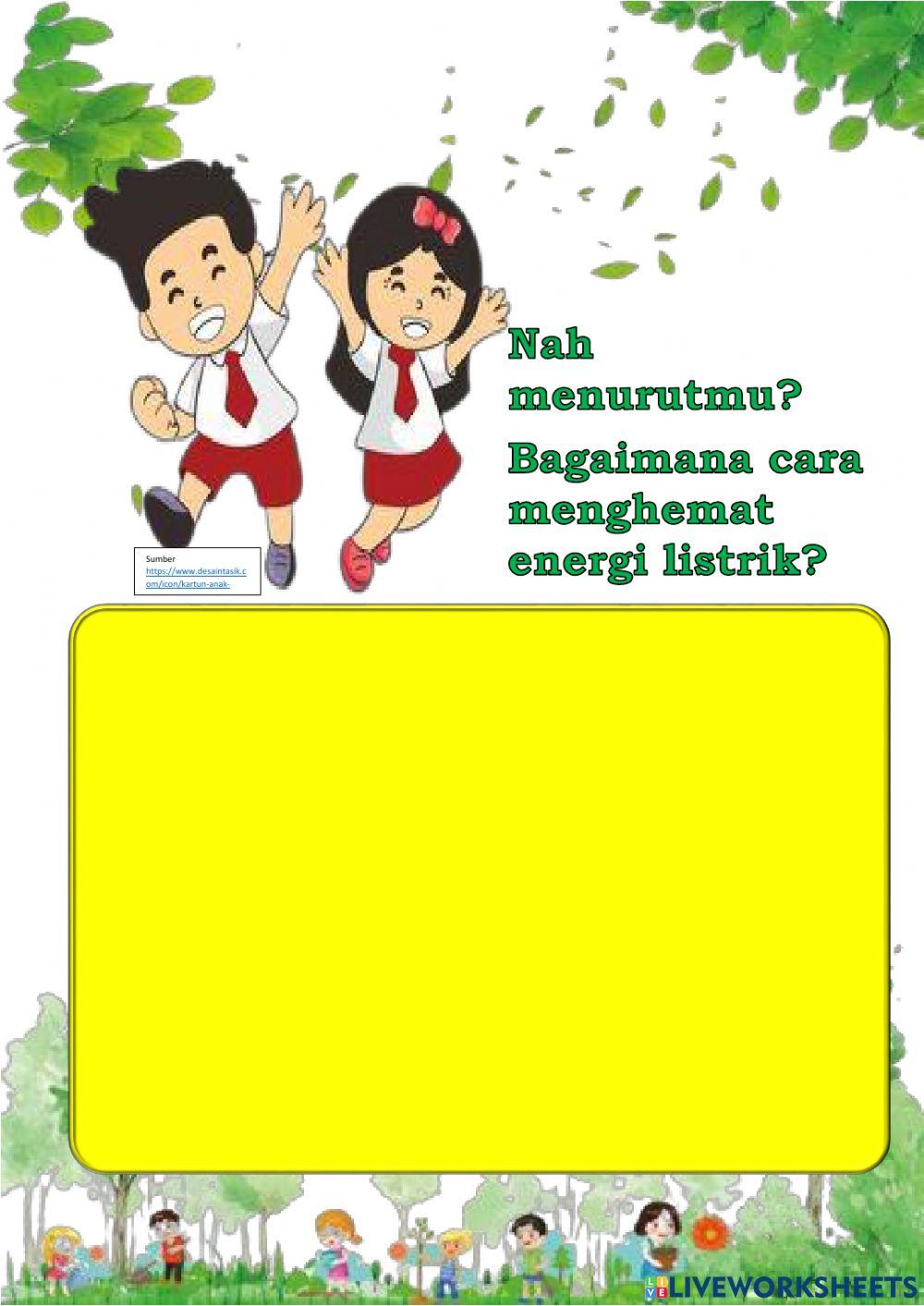 Poster hemat energi listrik