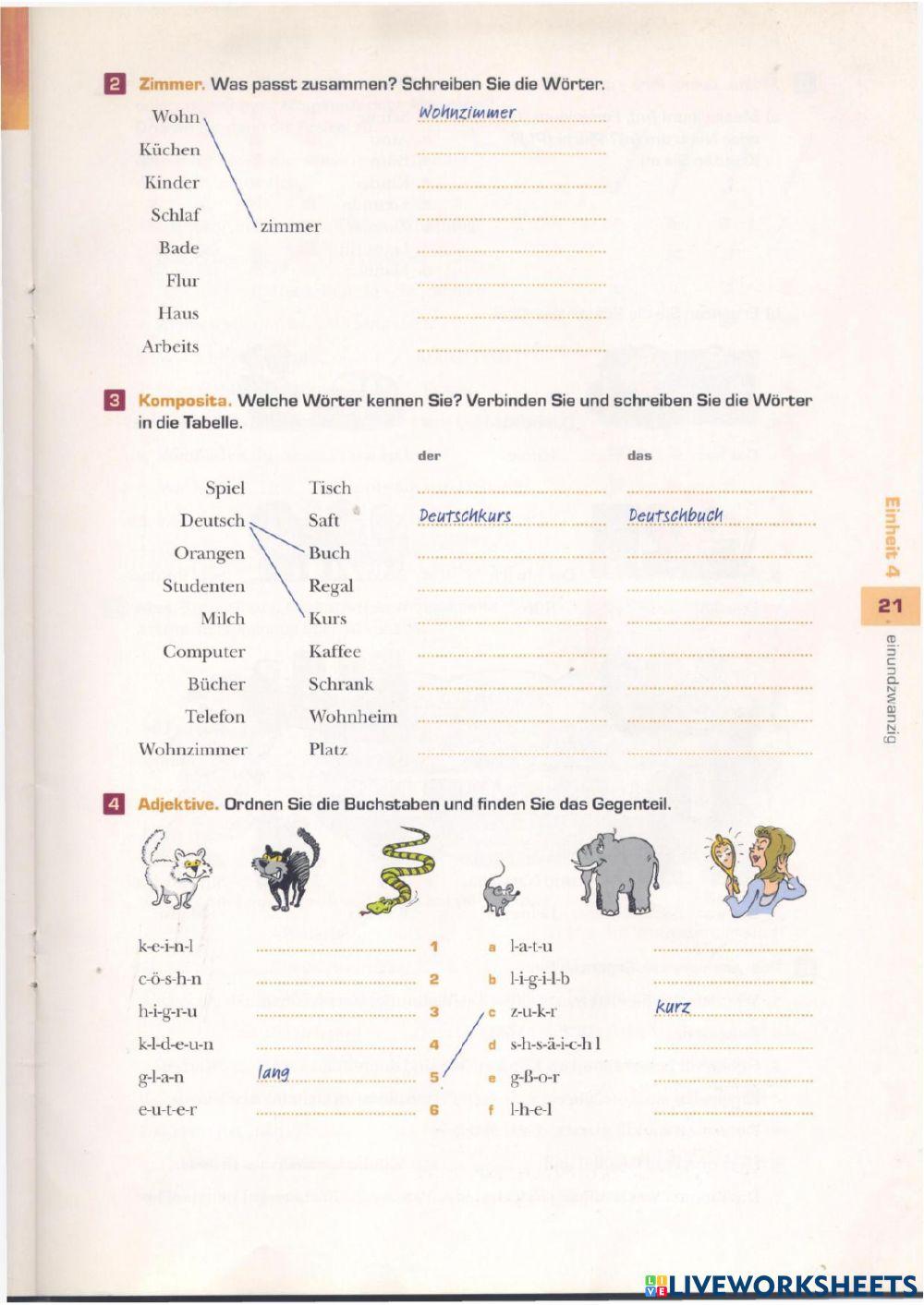 Studio d a1 lekt 4.2