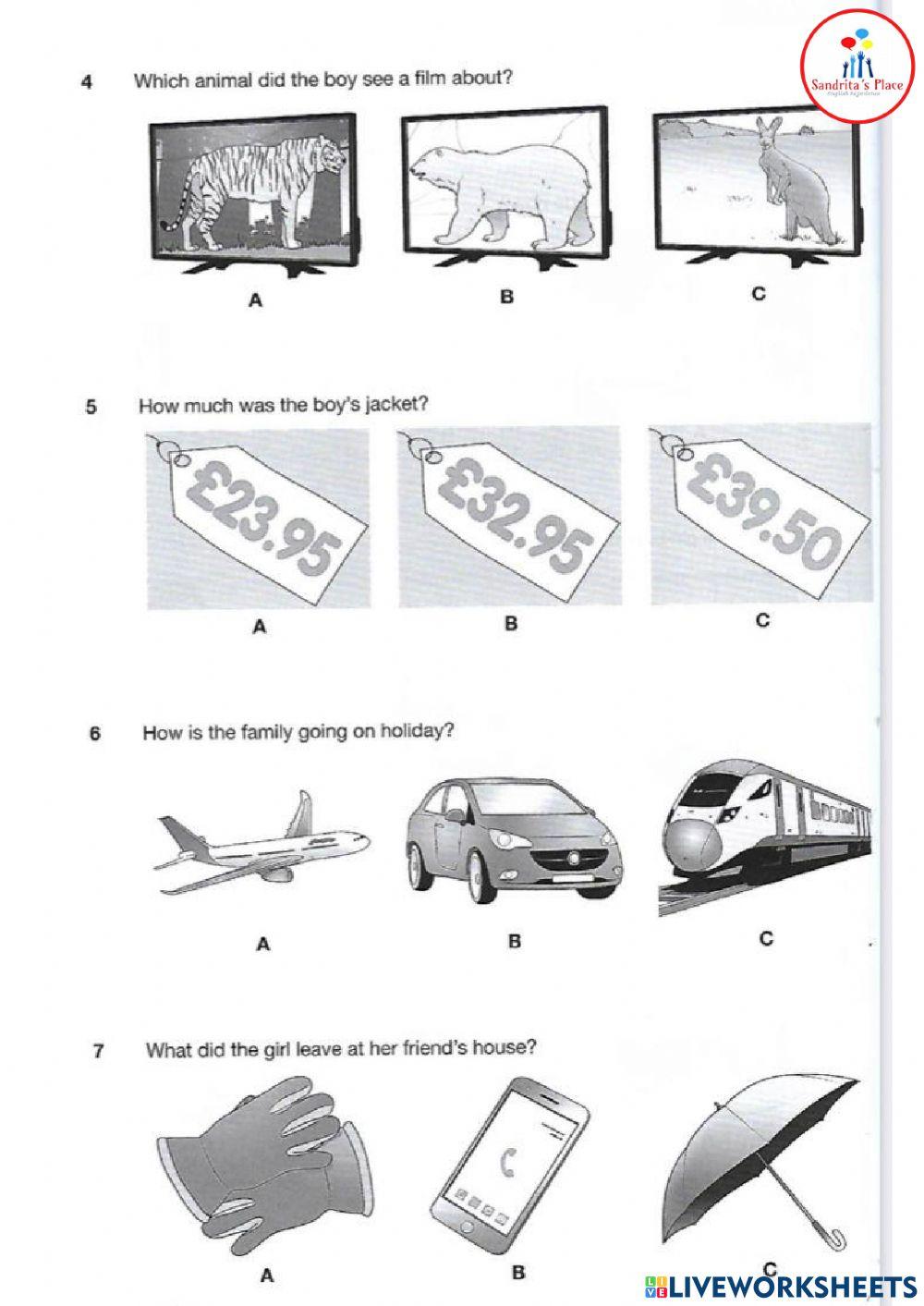 B1 Preliminary FOR SCHOOLS Practice Test Plus - TEST 6
