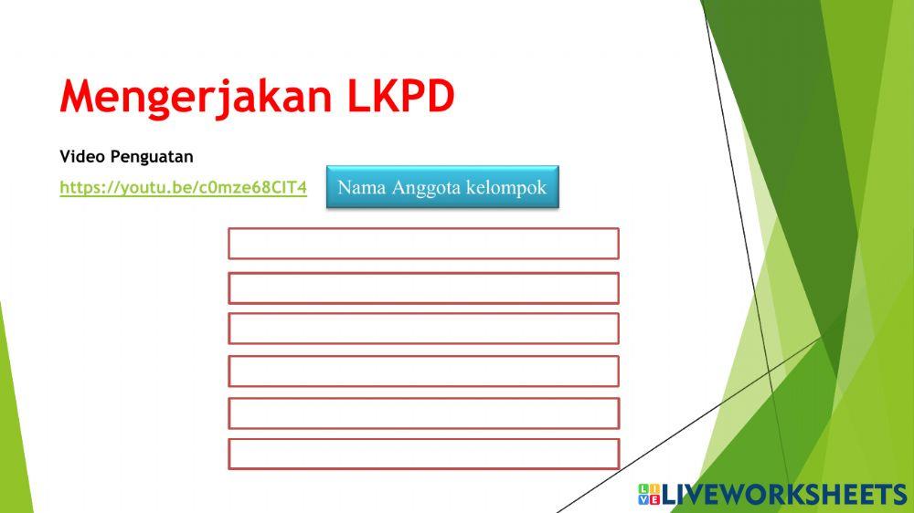 LKPD aksi 4 tema 1 kelas 6