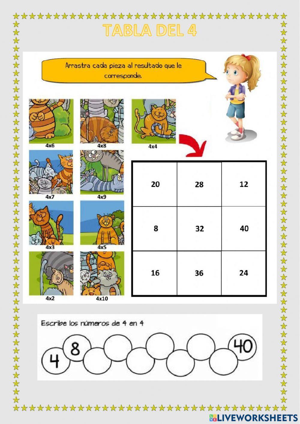 Repaso tablas hasta el 5