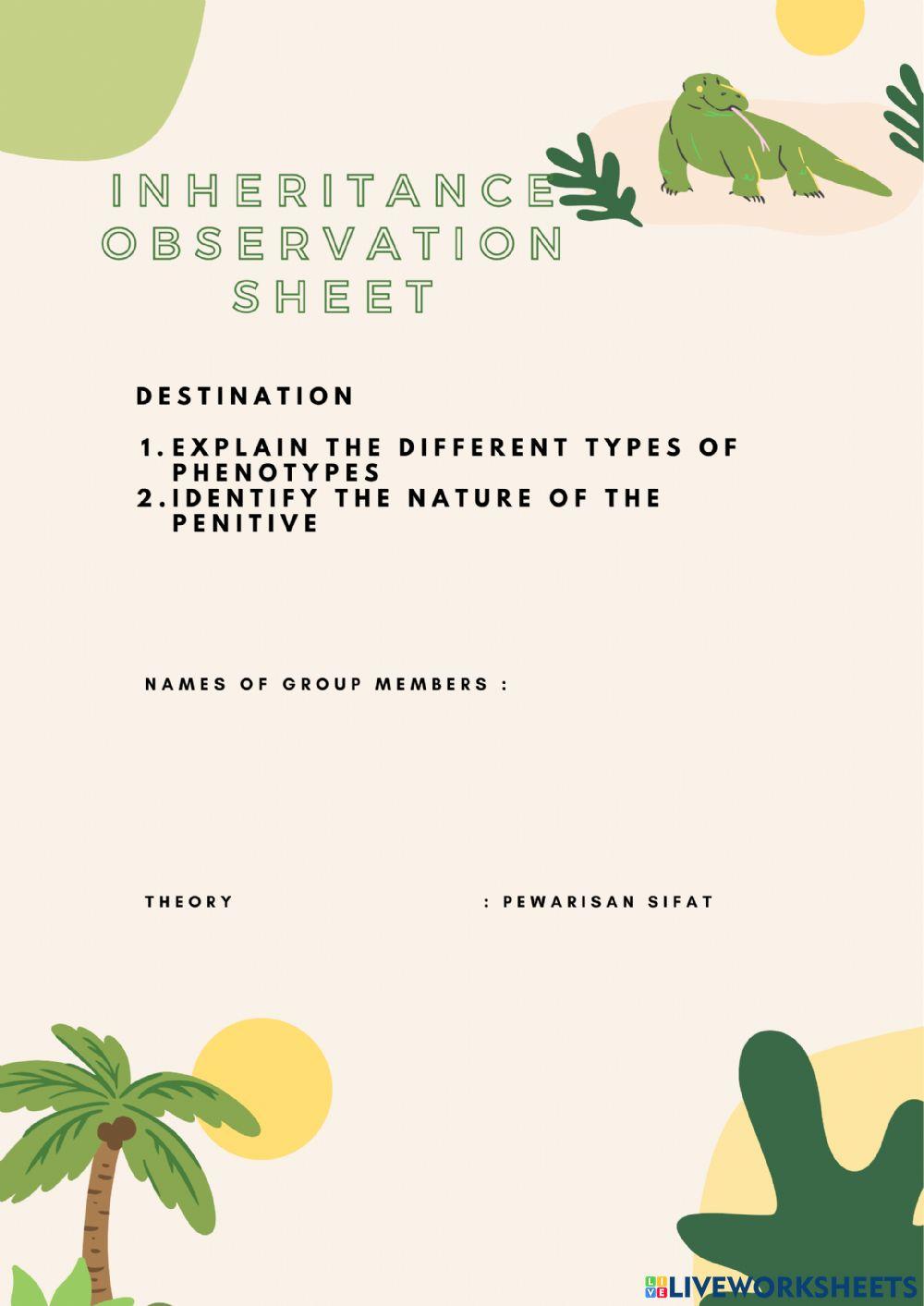 Lkpd pewarisan sifat