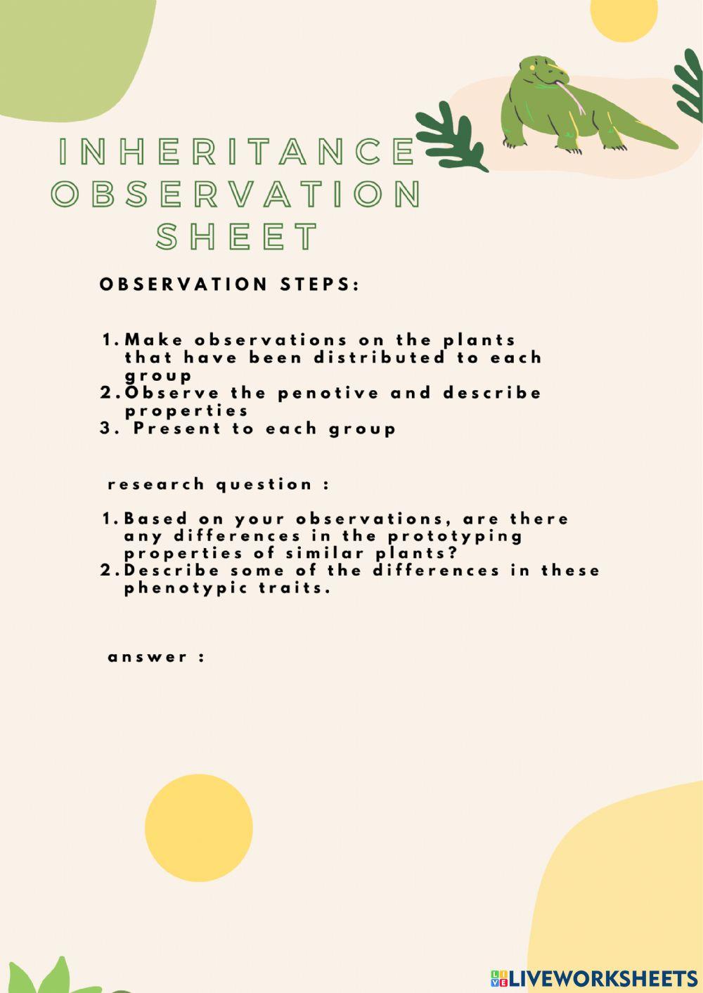 Lkpd pewarisan sifat