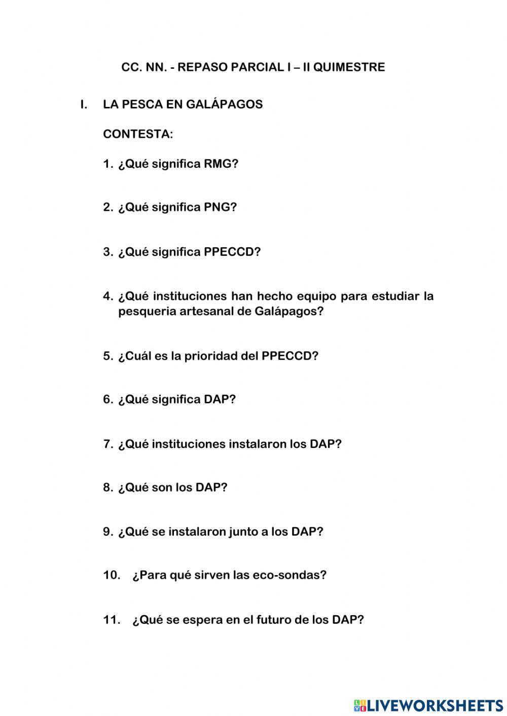 Repaso ccnn i parcial iiq