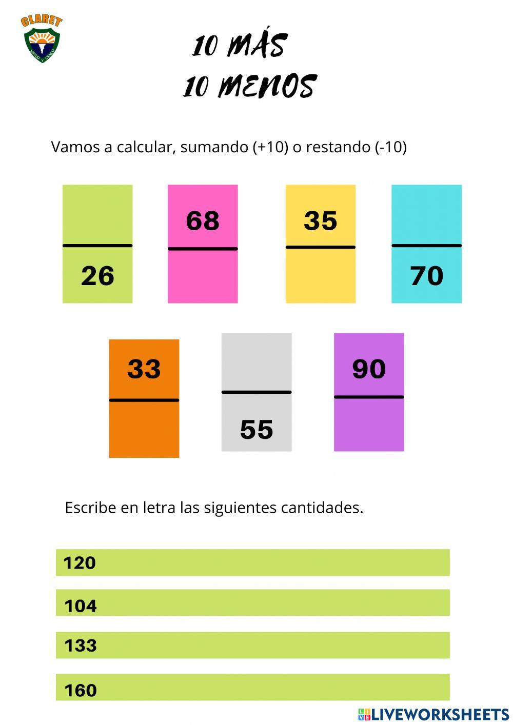 Cálculo numérico y escritura