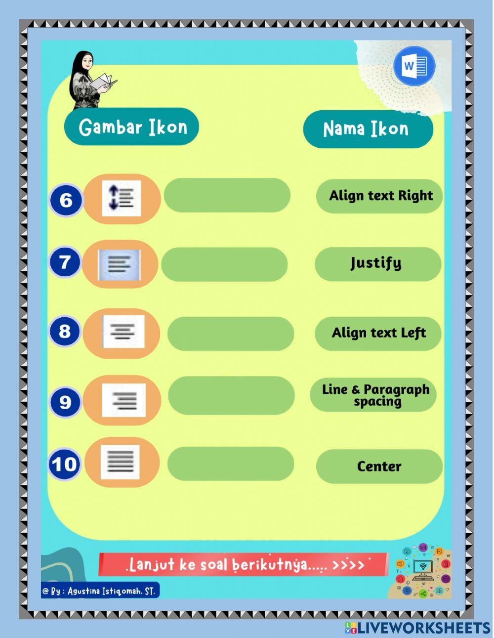Latihan soal tik (microsoft word)