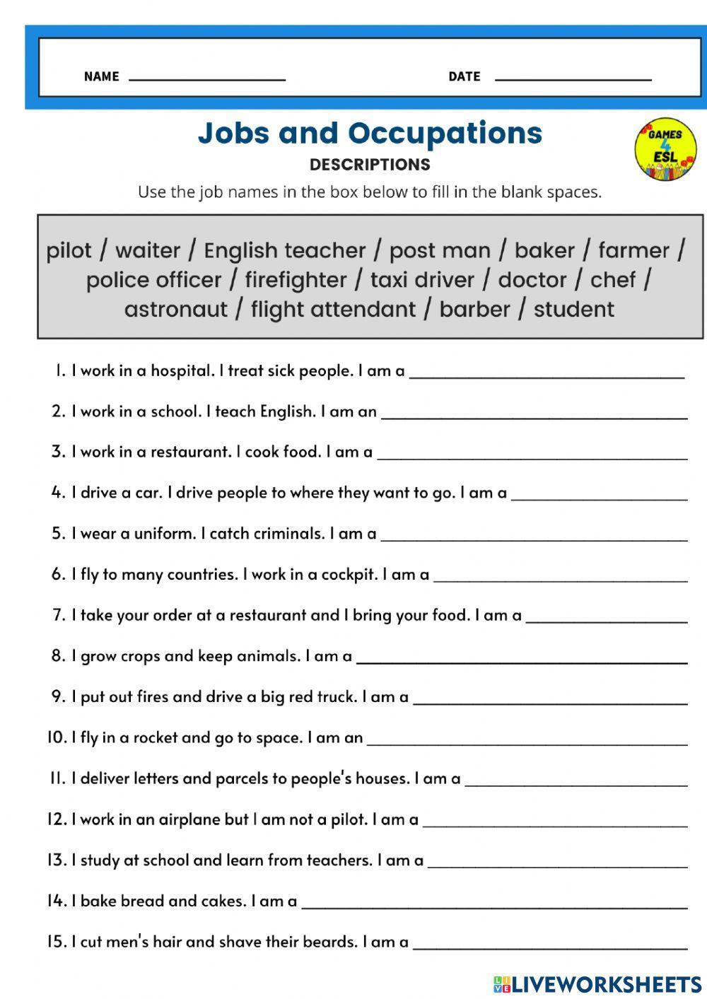 2223022 Who Am I Jobs Supavinee LiveWorksheets 2223022-who-am-i-jobs-supavinee-liveworksheets