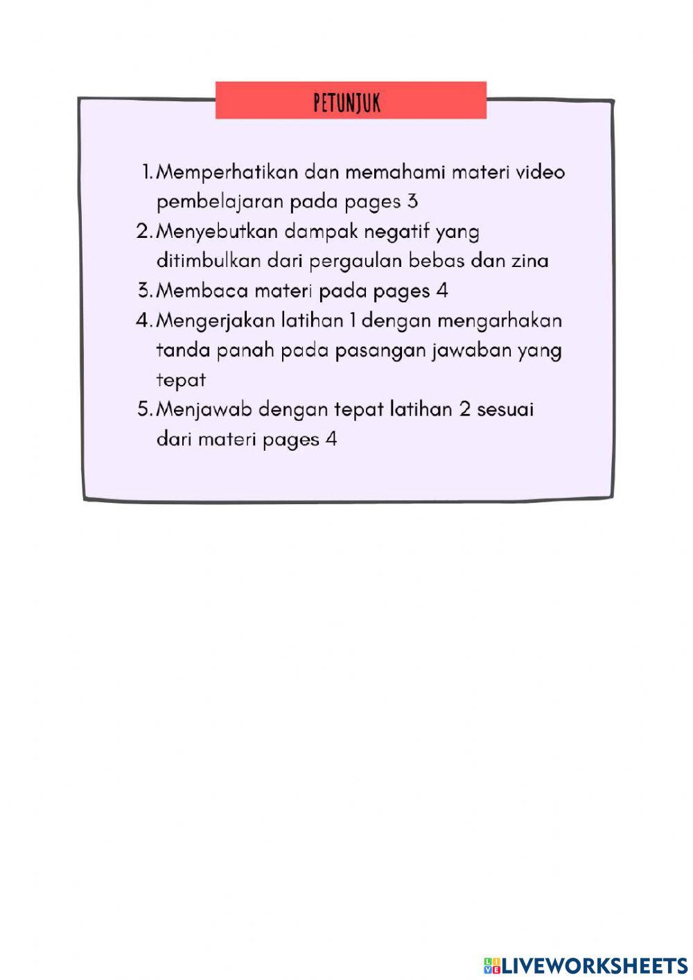 Menjauhi perbuatan zina